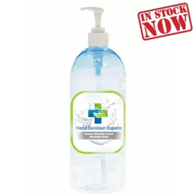 branded 1 Litre - 75% Antibacterial Hand Sanitiser Gel, from our range of promotional Hand Sanitisers & Wipes