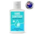 branded 60ml - 75% Australian Made Antibacterial Hand Sanitiser Gel, from our range of promotional Hand Sanitisers &amp; Wipes