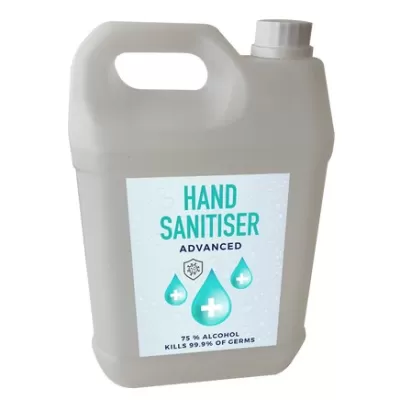 branded 5 Litre - 75% Antibacterial Hand Sanitiser Gel, from our range of promotional Hand Sanitisers & Wipes
