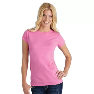 branded Softstyle Ladies' T-Shirt, from our range of promotional Ladies Promotional T Shirts