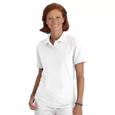 branded DryBlend Missy Fit Piqué Sport Shirt, from our range of promotional Men's Promotional Polo Shirts