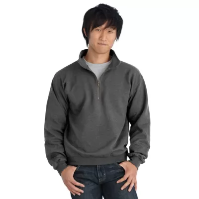 branded Heavy Blend Vintage Classic Adult 1/4 Zip Cadet Collar Sweatshirt, from our range of promotional Fleece Tops