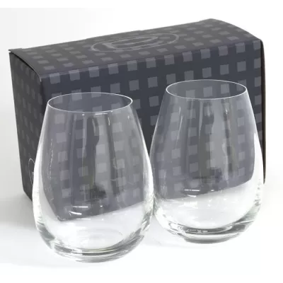 branded Ariston Stemless Glass, from our range of promotional Printed Glasses & Tumblers