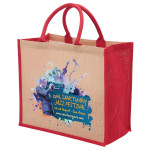 Jute Shopping &amp; Tote Bags  - Eco Jute Tote with wide gusset