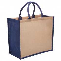 branded Eco Jute Tote with wide gusset, from our range of promotional Jute Shopping & Tote Bags