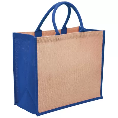 branded Eco Jute Tote with wide gusset, from our range of promotional Jute Shopping & Tote Bags