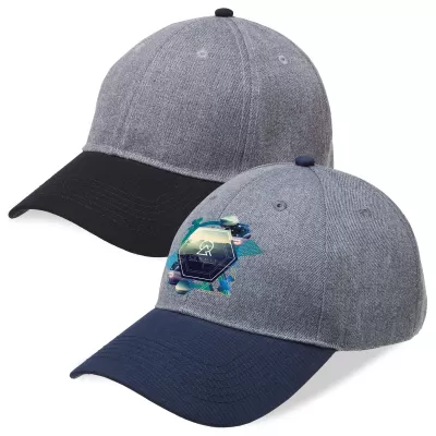 branded Curved Heather Cap, from our range of promotional Caps