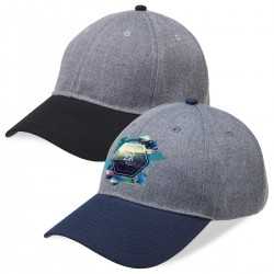 Caps - Curved Heather Cap