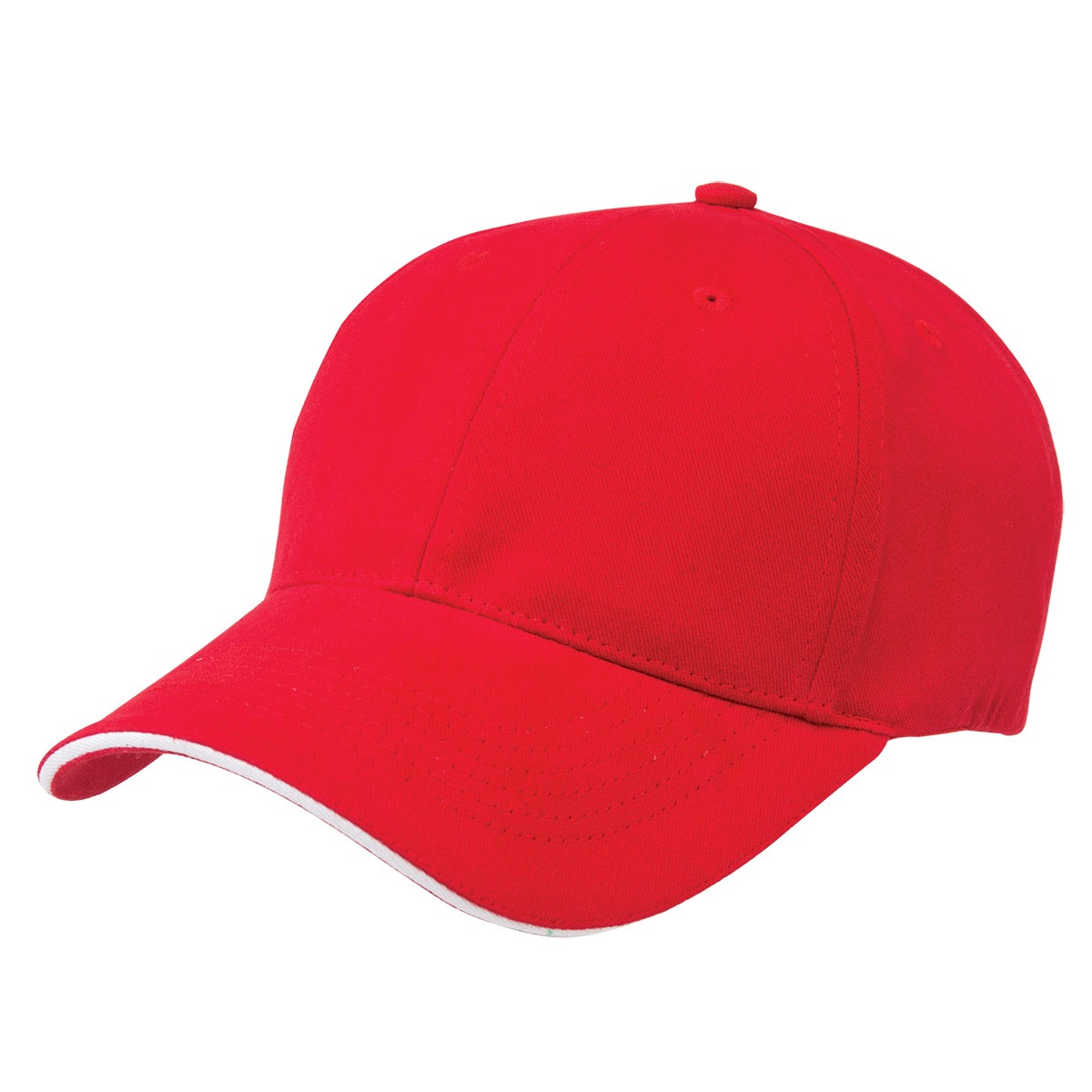 branded Premium Soft Sandwich Peak Cap, from our range of promotional Caps