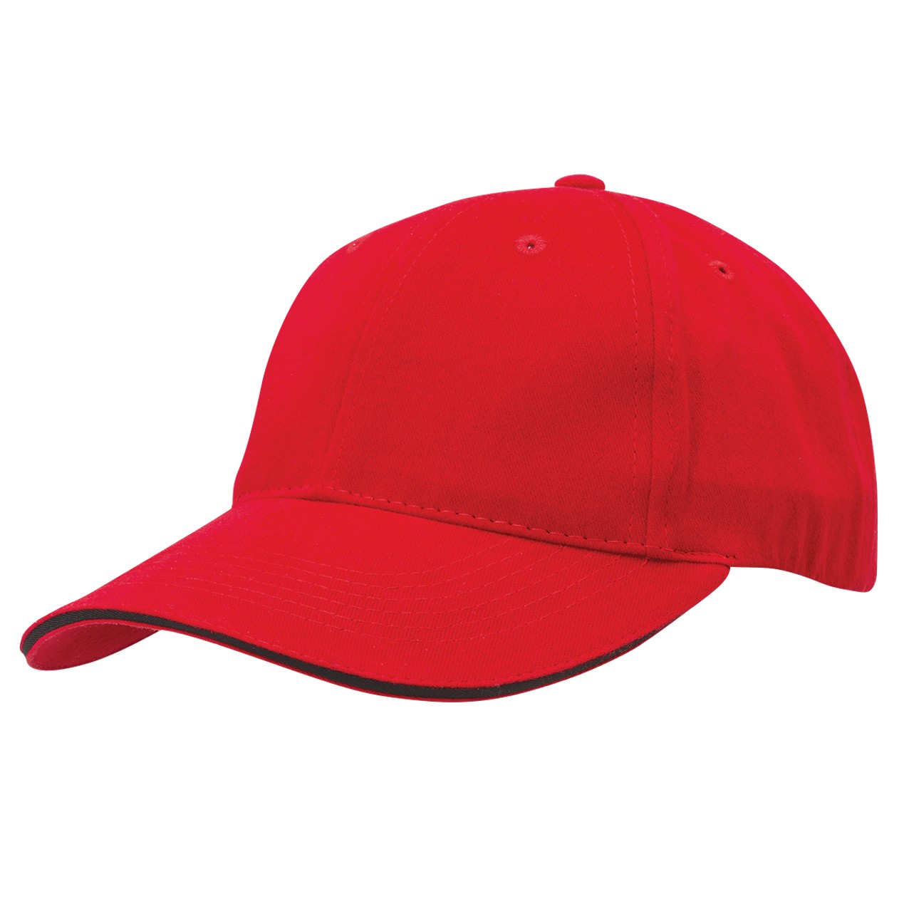 branded Premium Soft Sandwich Peak Cap, from our range of promotional Caps