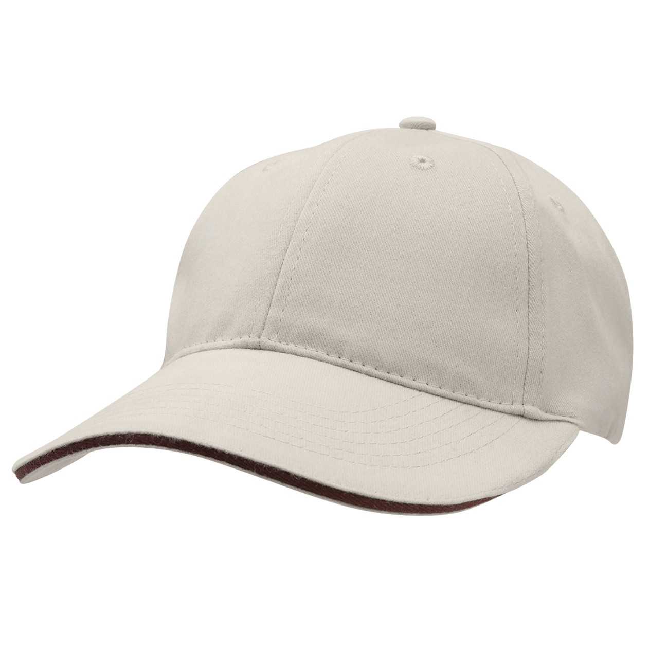 branded Premium Soft Sandwich Peak Cap, from our range of promotional Caps