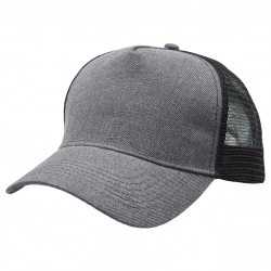 Caps - Heathered Mesh Trucker Cap