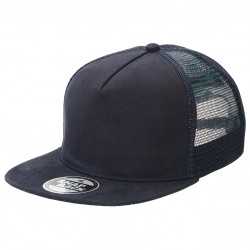 Caps - Chino Flat Peak Trucker Cap