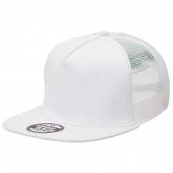 Caps - Chino Flat Peak Trucker Cap