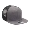 branded Heathered Flat Peak Trucker Cap, from our range of promotional Caps