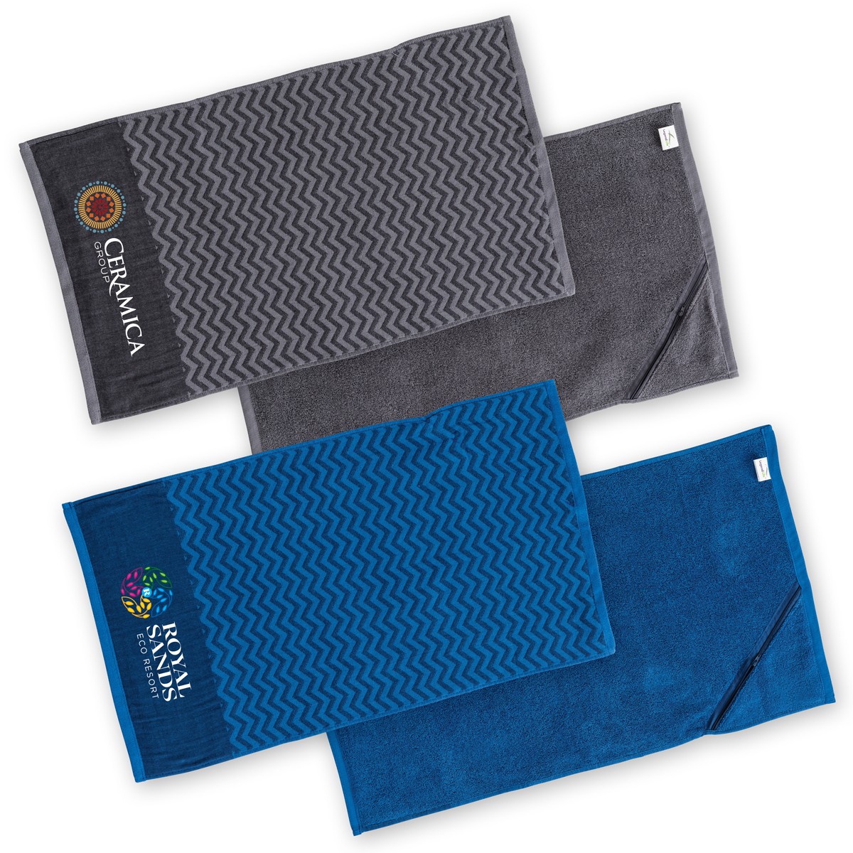 branded Elite Gym Towel with Pocket, from our range of promotional Sports Towels