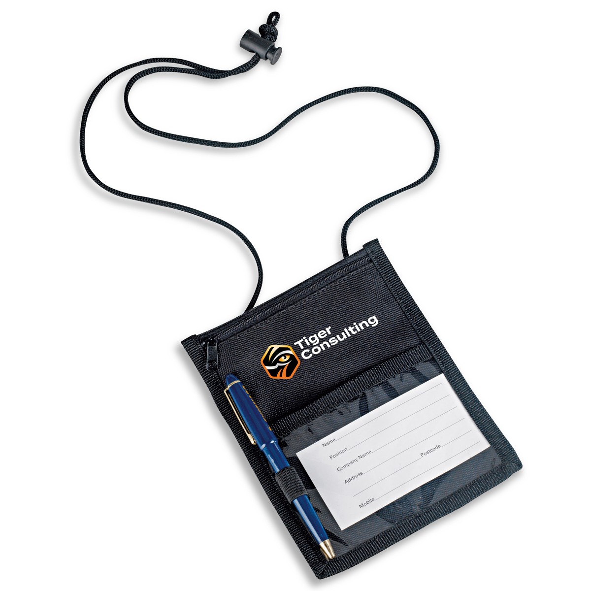 branded Platform Neck Wallet, from our range of promotional Custom Printed Lanyards