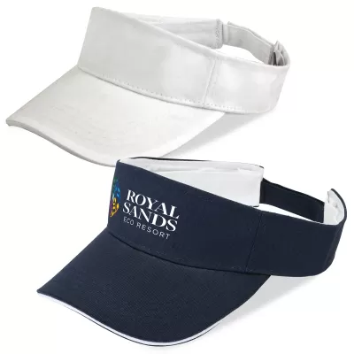 branded Sandwich Peak Visor, from our range of promotional Visors