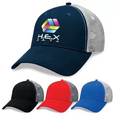 branded Lo-Pro Mesh Trucker Cap, from our range of promotional Caps