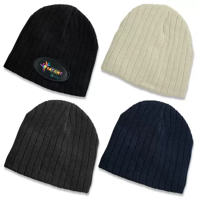 branded Cable Knit Beanie, from our range of promotional Beanies