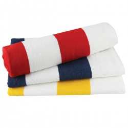 branded Striped Towel, from our range of promotional Beach Towels