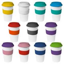 branded 535ml Karma Kup with Silicone Lid, from our range of promotional Reusable Coffee Cups - Plastic & Ceramic