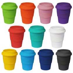 branded 320ml Karma Kup WITH Aura SCREW Lid, from our range of promotional Reusable Coffee Cups - Plastic & Ceramic