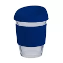 branded 340ml Glass Karma Kup Silicon Lid, from our range of promotional Reusable Coffee Cups - Glass