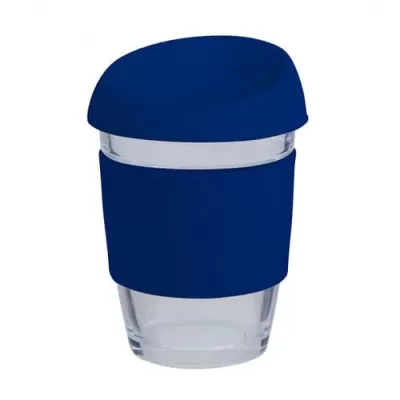 branded 340ml Glass Karma Kup Silicon Lid, from our range of promotional Reusable Coffee Cups - Glass