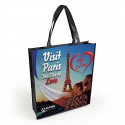branded Paris Non Woven Bag, from our range of promotional Non Woven Tote Bags