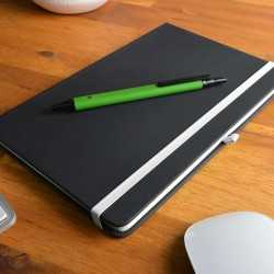Promotional Journals & Noteboooks - Venture Supreme Notebook / Slalom Pen