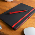 Promotional Journals &amp; Noteboooks - Venture Supreme Notebook / Slalom Pen