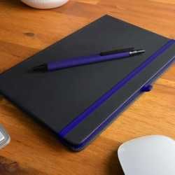 Promotional Journals & Noteboooks - Venture Supreme Notebook / Slalom Pen