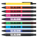 branded Slalom Flat Aluminium Pen, from our range of promotional Metal Promotional Pens