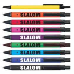branded Slalom Flat Aluminium Pen, from our range of promotional Metal Promotional Pens