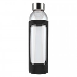 branded 550ml Capri Glass Bottle / Silicone Sleeve, from our range of promotional Drink Bottles - Glass
