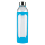 Drink Bottles - Glass  - 550ml Capri Glass Bottle / Silicone Sleeve