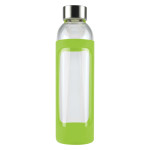 Drink Bottles - Glass  - 550ml Capri Glass Bottle / Silicone Sleeve