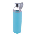 Drink Bottles - Glass  - 550ml Capri Glass Bottle / Neoprene Sleeve