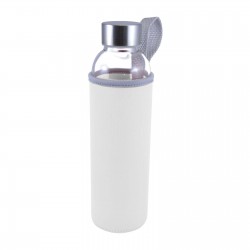 Drink Bottles - Glass - 550ml Capri Glass Bottle / Neoprene Sleeve