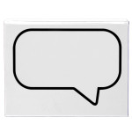 branded Speech Bubble Sticky Notes, from our range of promotional Branded Post it Notes