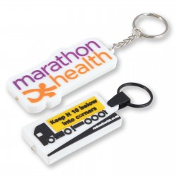 branded Soho Keytag Torch, from our range of promotional Printed Keyrings