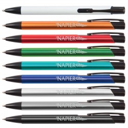 branded Napier Pen (Black Edition), from our range of promotional Metal Conference Pens
