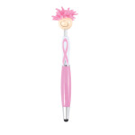 branded Mop Top Awareness Ribbon Pen / Stylus, from our range of promotional Stylus Pens
