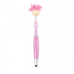 branded Mop Top Awareness Ribbon Pen / Stylus, from our range of promotional Stylus Pens