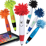 branded Mop Top Junior Ballpoint Pen / Stylus, from our range of promotional Stylus Pens