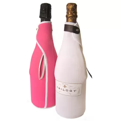 branded Champagne bottle holder, from our range of promotional Printed Stubby Holders