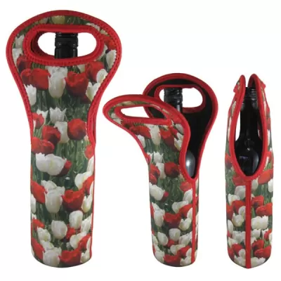 branded Wine Bottle Bag - single , from our range of promotional Wine Holders & Carriers