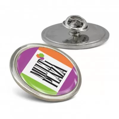 branded Altura Lapel Pin - Round Large, from our range of promotional Name & Pin Badges