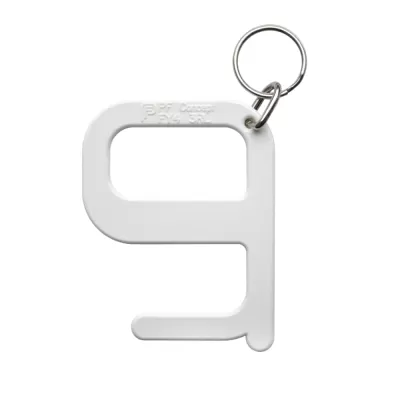 branded Hygiene Key, from our range of promotional Metal Keyrings